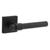 Iver Door Handle Helsinki Square Rose Pair Matt Black