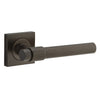 Iver Door Handle Helsinki Square Rose Pair Signature Brass