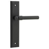 Iver Door Handle Helsinki Stepped Latch Pair Matt Black