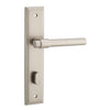 Iver Door Handle Helsinki Stepped Privacy Pair Satin Nickel