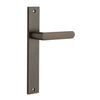 Iver Door Handle Osaka Rectangular Latch Pair Signature Brass