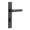 Iver Door Handle Osaka Rectangular Privacy Pair Matt Black