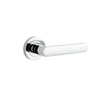 Iver Door Handle Osaka Round Rose Pair Polished Chrome