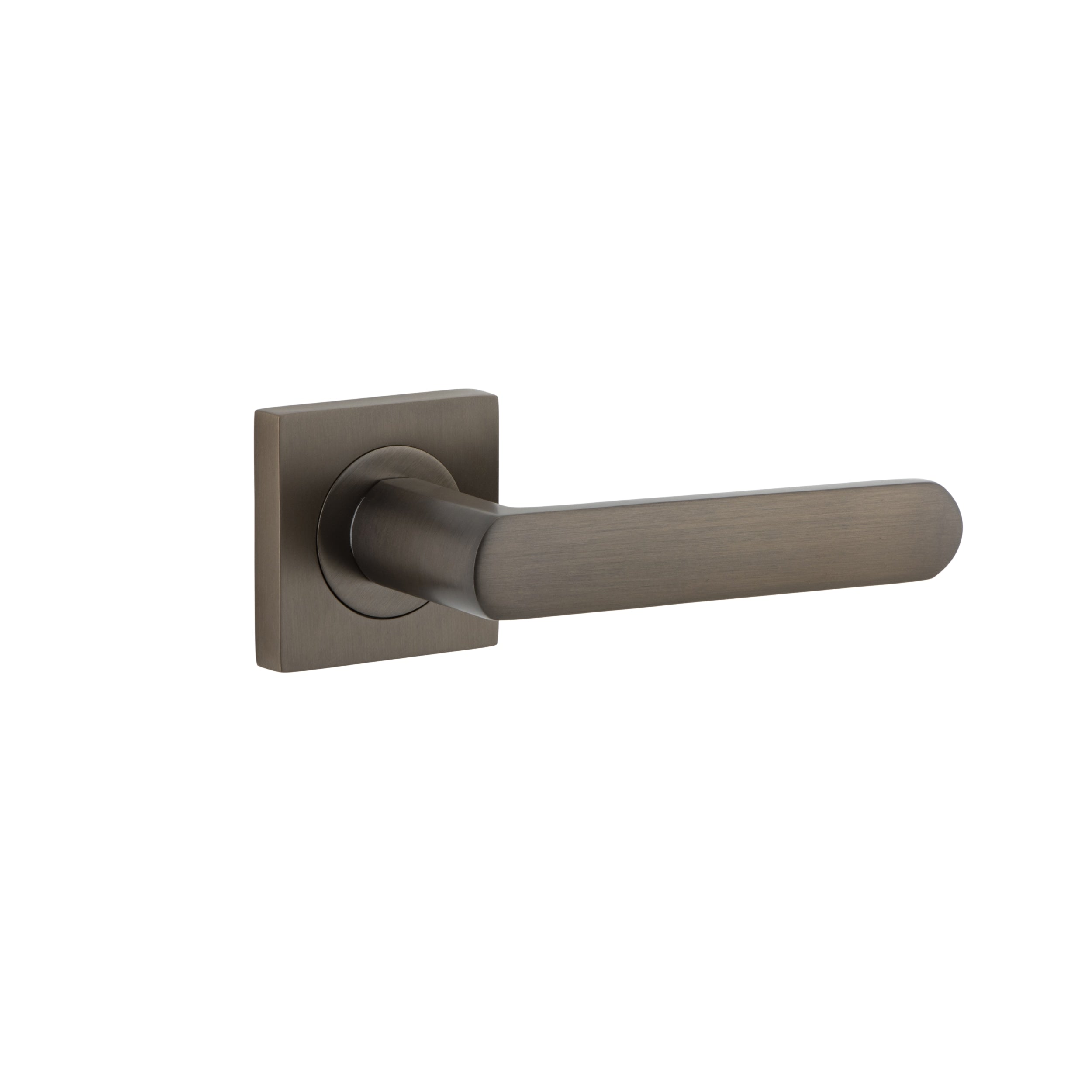 Iver Door Handle Osaka Square Rose Pair Signature Brass