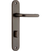 Iver Door Handle Oslo Oval Privacy Pair Signature Brass