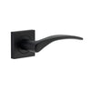 Iver Door Handle Oxford Square Rose Pair Matt Black