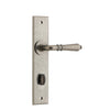 Iver Door Handle Sarlat Chamfered Privacy Distressed Nickel