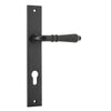 Iver Door Handle Sarlat Rectangular Euro Pair Matt Black