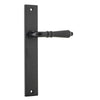 Iver Door Handle Sarlat Rectangular Latch Pair Matt Black