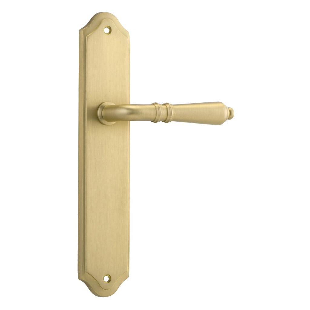 Iver Door Handle Sarlat Shouldered Latch Brushed Gold PVD