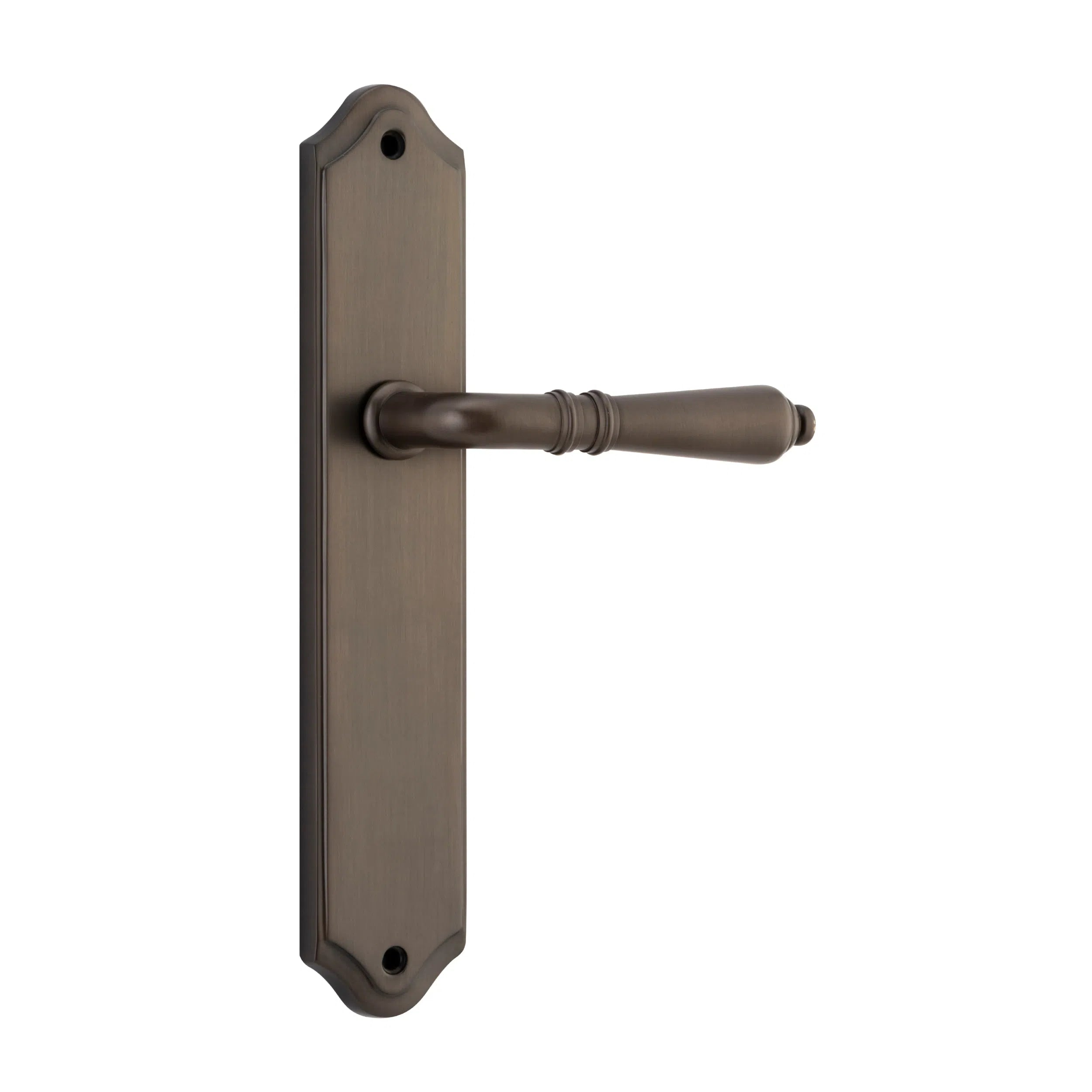 Iver Door Handle Sarlat Shouldered Latch Pair Signature Brass