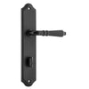 Iver Door Handle Sarlat Shouldered Privacy Pair Matt Black