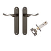 Iver Door Handle Stirling Oval Latch Pair Signature Brass Passage Kit