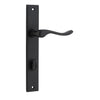 Iver Door Handle Stirling Rectangular Privacy Pair Matt Black