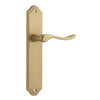 Iver Door Handle Stirling Shouldered Latch Pair Brushed Brass