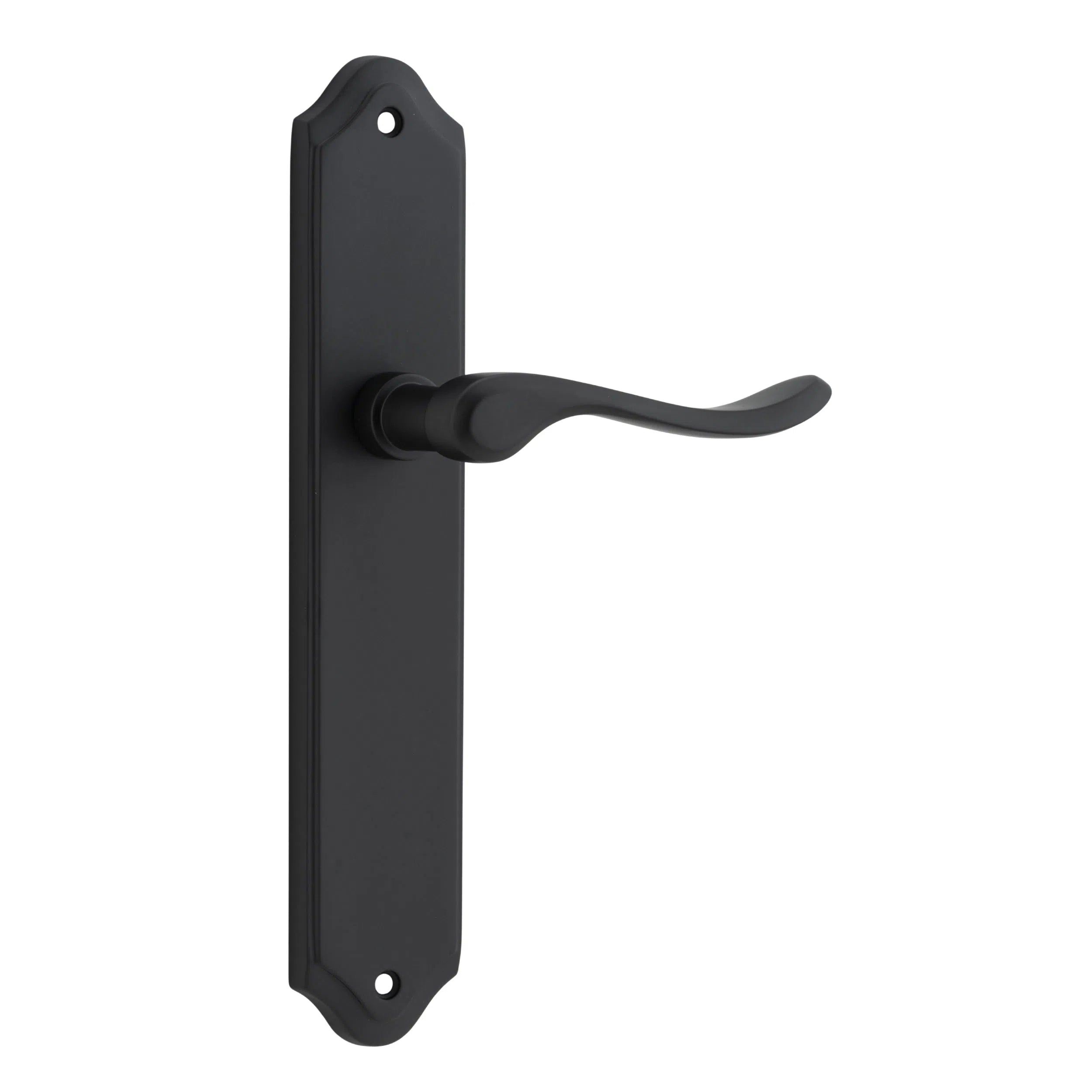 Iver Door Handle Stirling Shouldered Latch Pair Matt Black