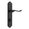 Iver Door Handle Stirling Shouldered Privacy Pair Matt Black