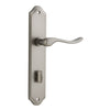 Iver Door Handle Stirling Shouldered Privacy Pair Satin Nickel