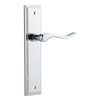 Iver Door Handle Stirling Stepped Latch Pair Polished Chrome