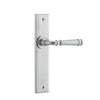 Iver Door Handle Verona Chamfered Latch Brushed Chrome