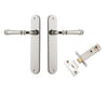 Iver Door Handle Verona Oval Latch Polished Nickel Passage Kit