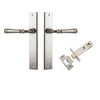 Iver Door Handle Verona Rectangular Latch Satin Nickel Passage Kit