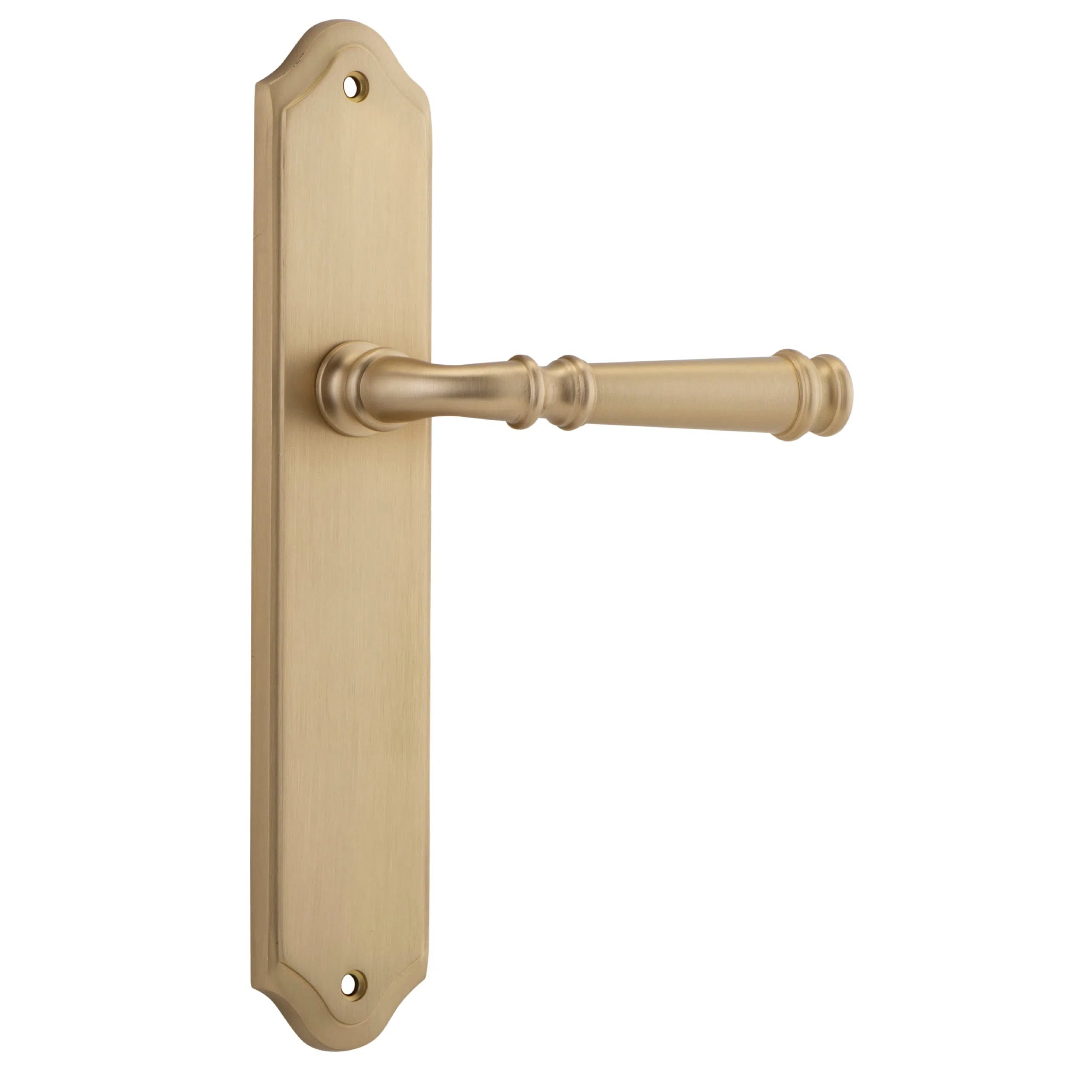 Iver Door Handle Verona Shouldered Latch Pair Brushed Brass