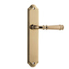 Iver Door Handle Verona Shouldered Latch Pair Polished Brass