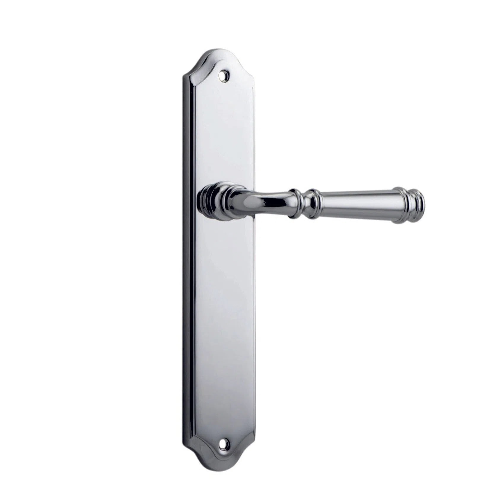 Iver Door Handle Verona Shouldered Latch Pair Polished Chrome