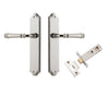 Iver Door Handle Verona Shouldered Latch Polished Nickel Passage Kit