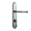 Iver Door Handle Verona Shouldered Privacy Pair Brushed Chrome