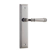 Iver Door Handle Verona Stepped Latch Pair Polished Nickel