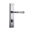 Iver Door Handle Verona Stepped Privacy Pair Polished Chrome