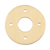 Iver Door Handles & Knobs Adaptor Plate Pair Rose Round Brushed Gold