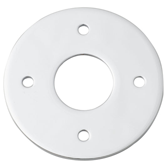 Iver Door Handles & Knobs Adaptor Plate Pair Round Rose Polished Chrome