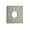 Iver Door Handles & Knobs Adaptor Plate Pair Square Rose Satin Nickel