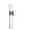 Iver Door Knob Cambridge Chamfered Euro Pair Polished Chrome