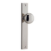 Iver Door Knob Cambridge Rectangular Latch Pair Polished Nickel