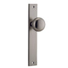 Iver Door Knob Cambridge Rectangular Latch Pair Satin Nickel