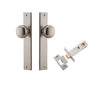 Iver Door Knob Cambridge Rectangular Latch Satin Nickel Passage Kit