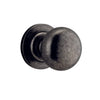 Iver Door Knob Cambridge Round Rose Concealed Fix Pair Distressed Nickel