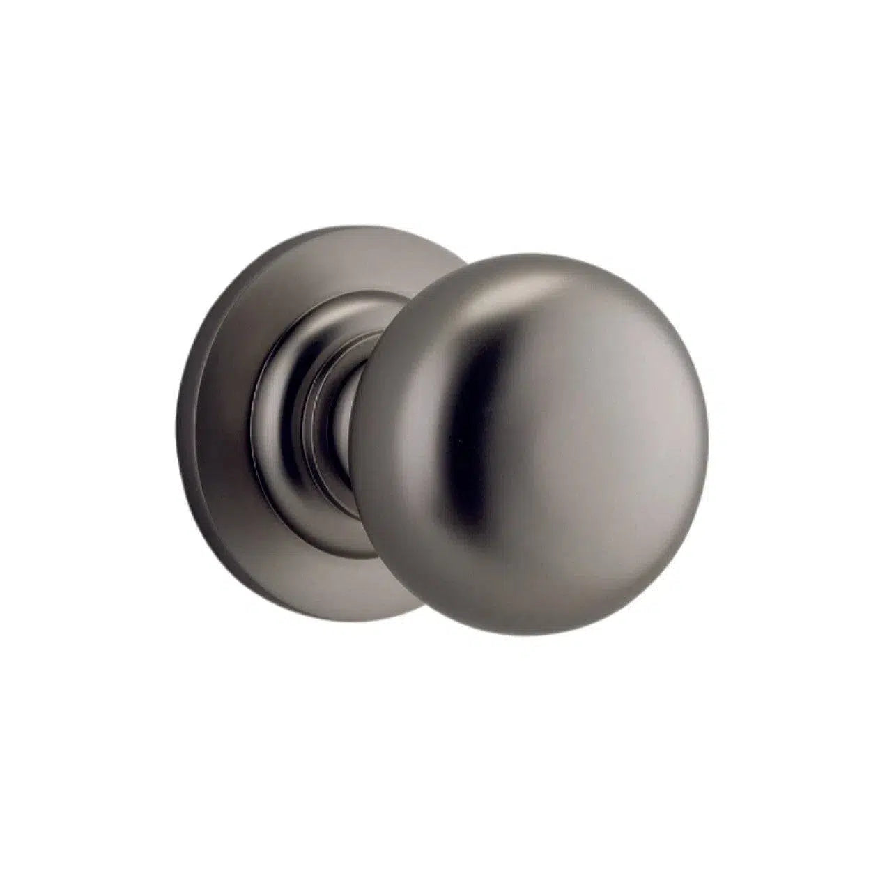 Iver Door Knob Cambridge Round Rose Concealed Fix Pair Satin Nickel