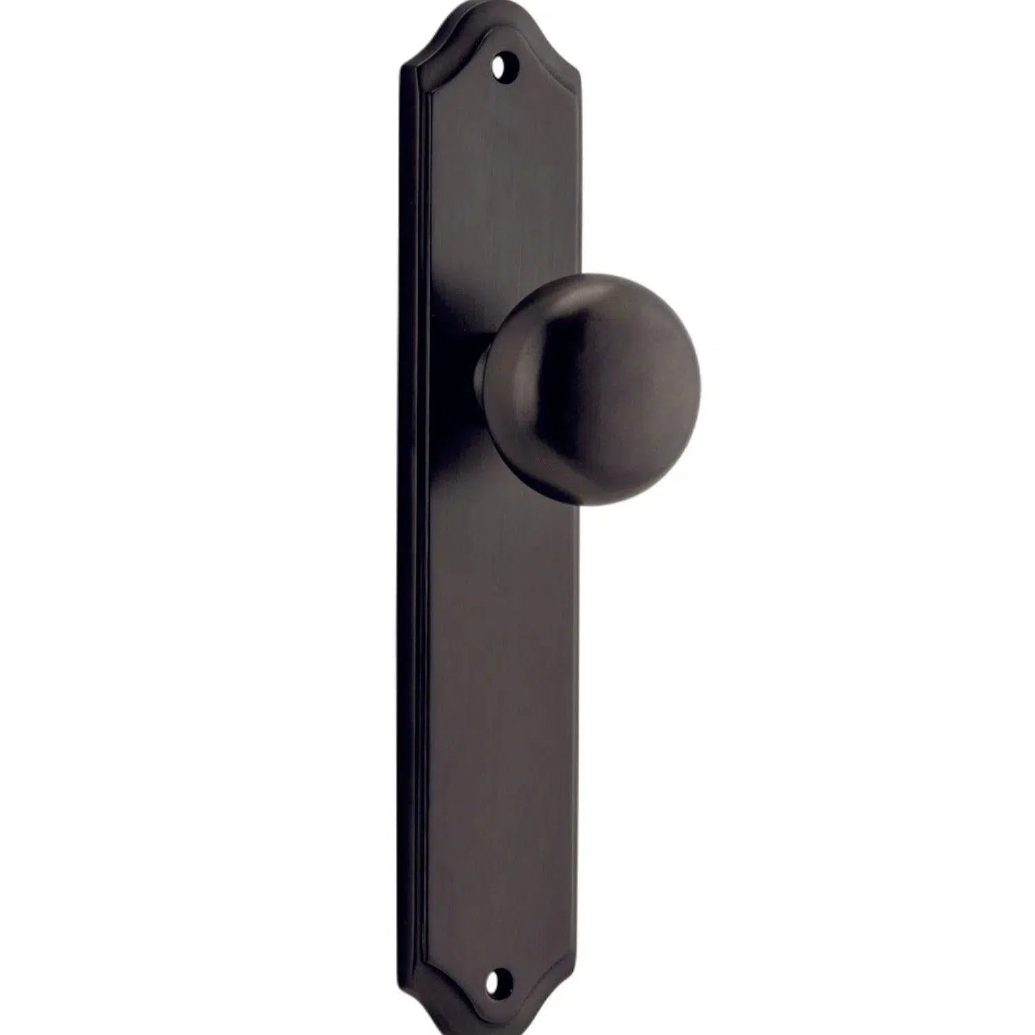 Iver Door Knob Cambridge Shouldered Latch Pair Signature Brass