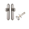 Iver Door Knob Cambridge Shouldered Latch Satin Nickel Passage Kit