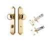 Iver Door Knob Cambridge Shouldered Privacy Polished Brass Inbuilt Privacy Kit