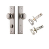 Iver Door Knob Cambridge Stepped Privacy Satin Nickel Inbuilt Privacy Kit