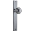 Iver Door Knob Guildford Rectangular Latch Pair Brushed Chrome