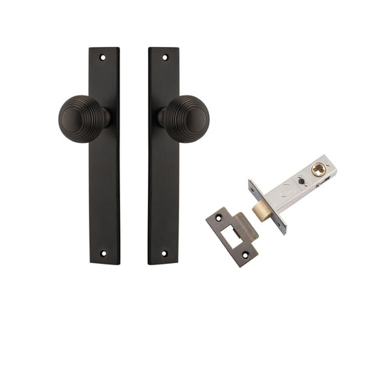 Iver Door Knob Guildford Rectangular Latch Signature Brass Passage Kit