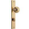 Iver Door Knob Guildford Rectangular Privacy Pair Polished Brass