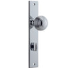 Iver Door Knob Guildford Rectangular Privacy Pair Polished Chrome